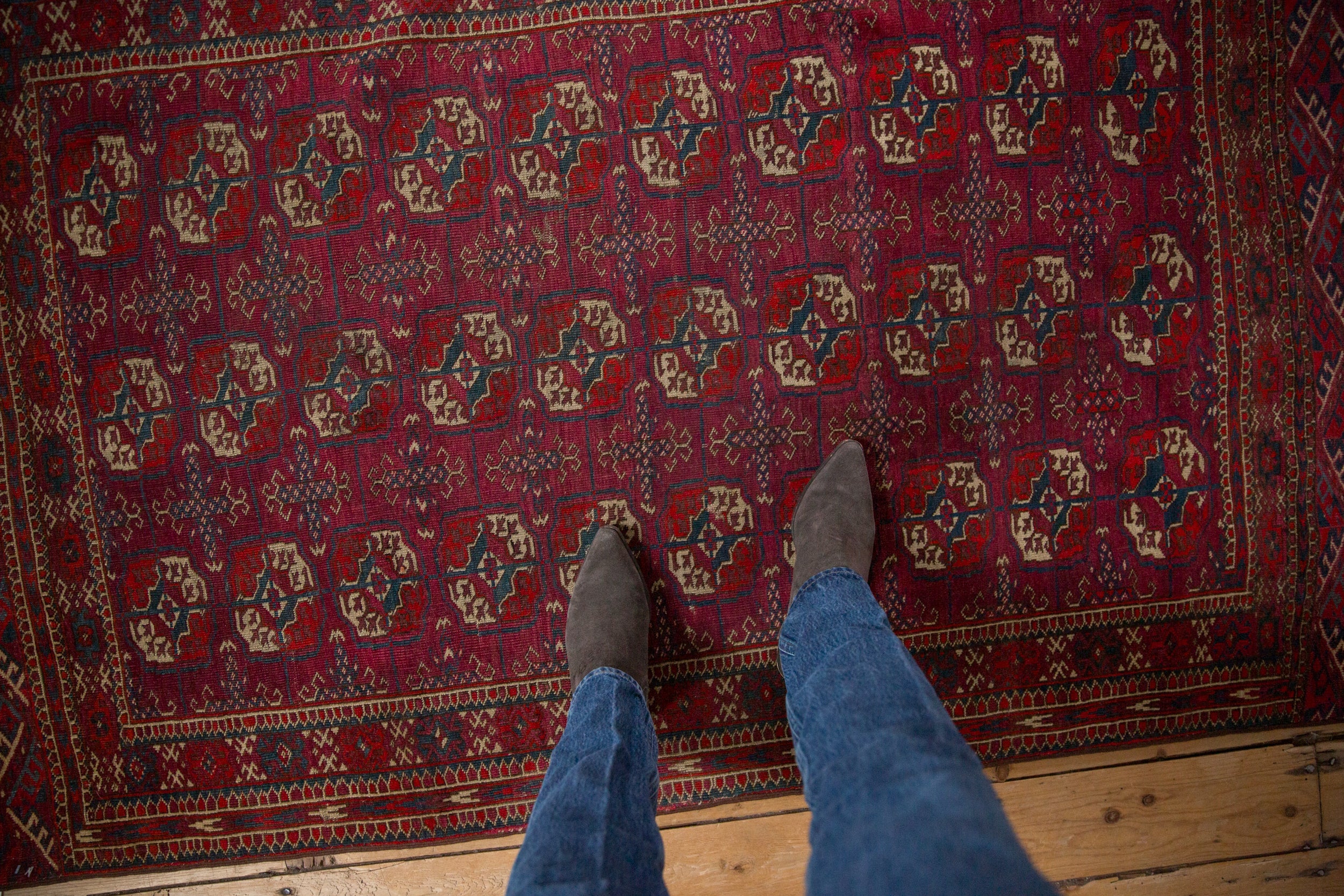 3.5x6 Vintage Tekke Rug by Old New House® - product image 2 for Resin Society