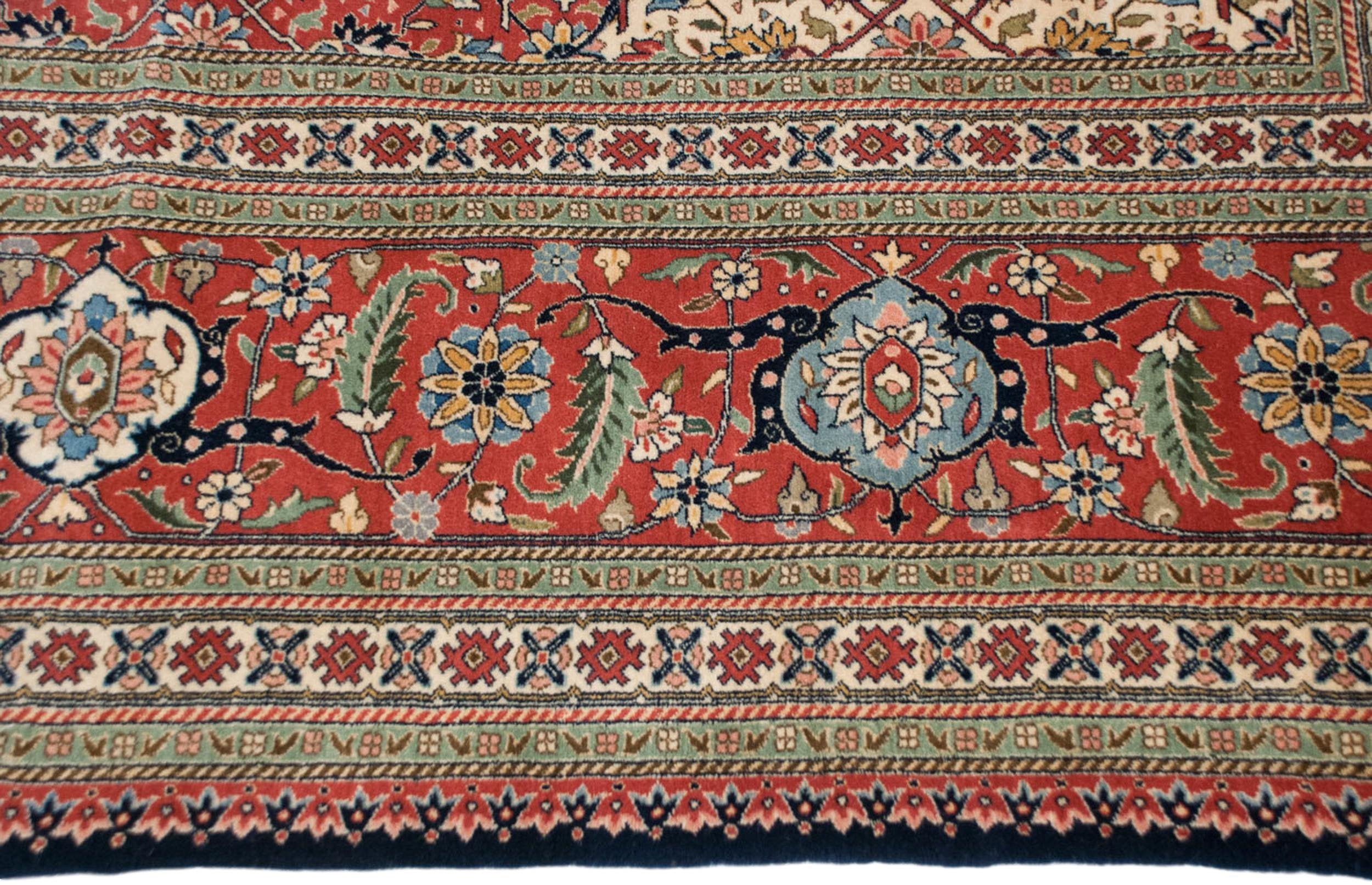 12x18 Vintage Bulgarian Tabriz Design Carpet by Old New House® - product image 3 for Resin Society