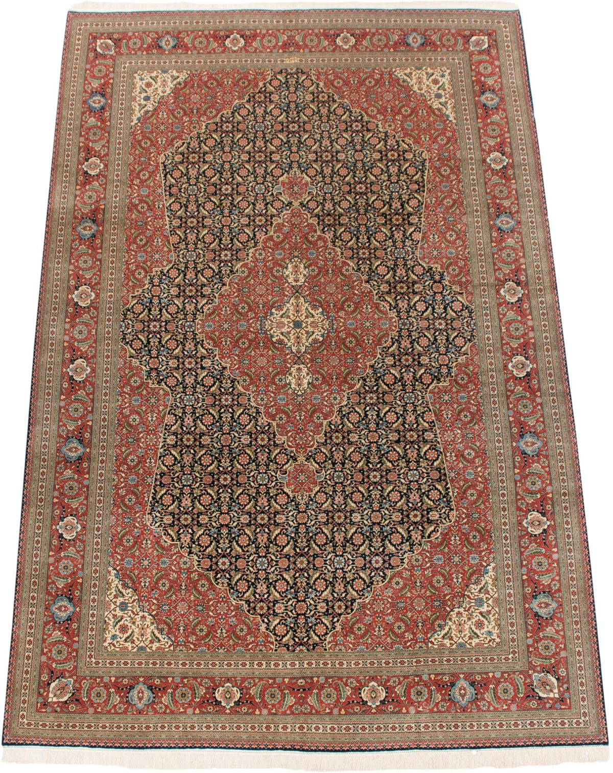 12x18 Vintage Bulgarian Tabriz Design Carpet by Old New House® - product image 4 for Resin Society