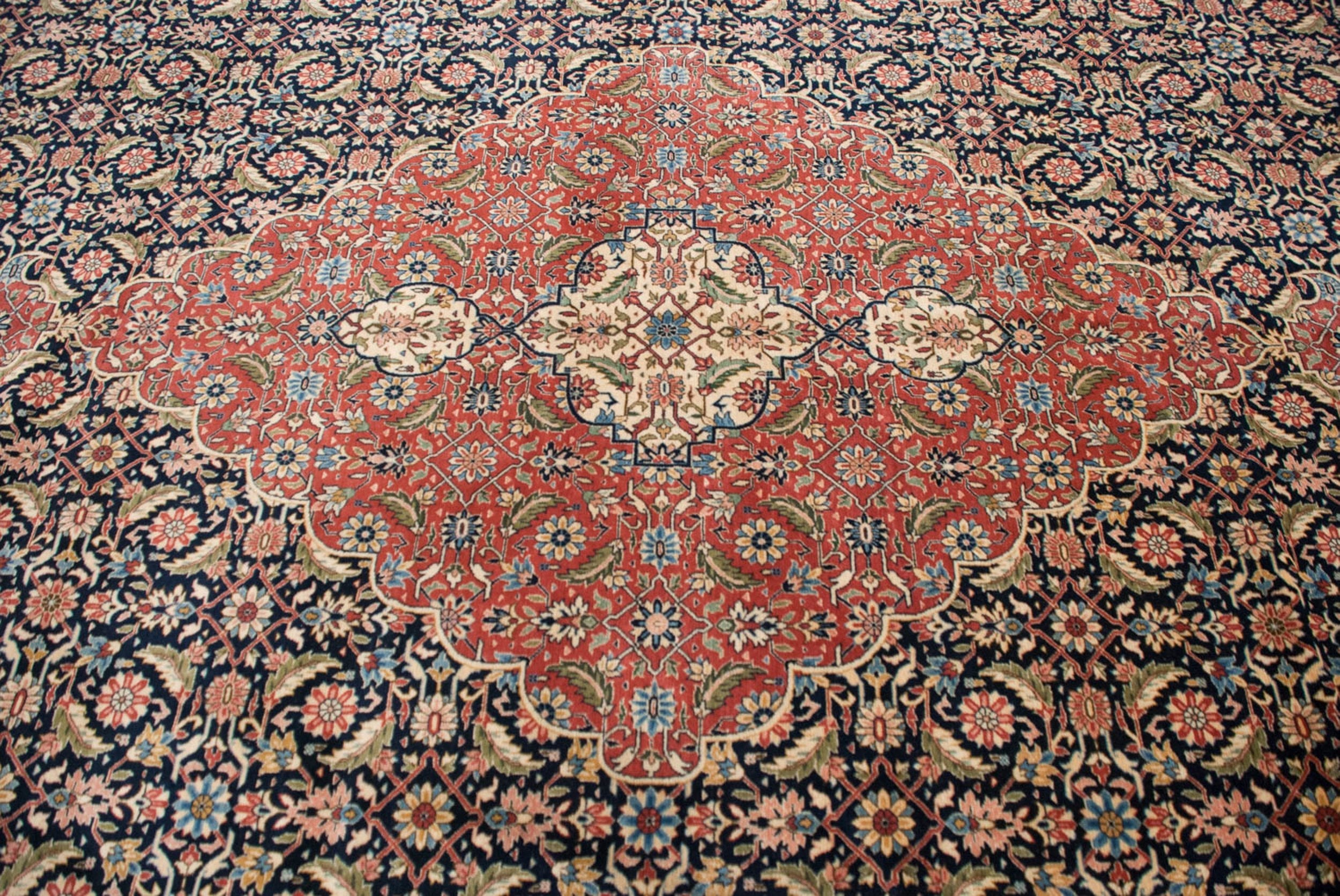 12x18 Vintage Bulgarian Tabriz Design Carpet by Old New House® - product image 5 for Resin Society