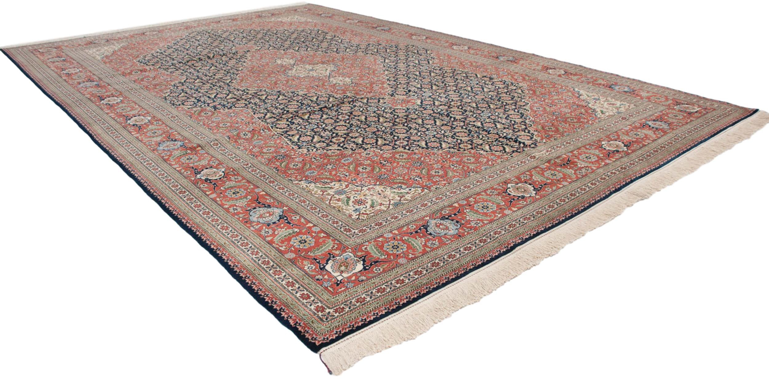 12x18 Vintage Bulgarian Tabriz Design Carpet by Old New House® - product image 6 for Resin Society