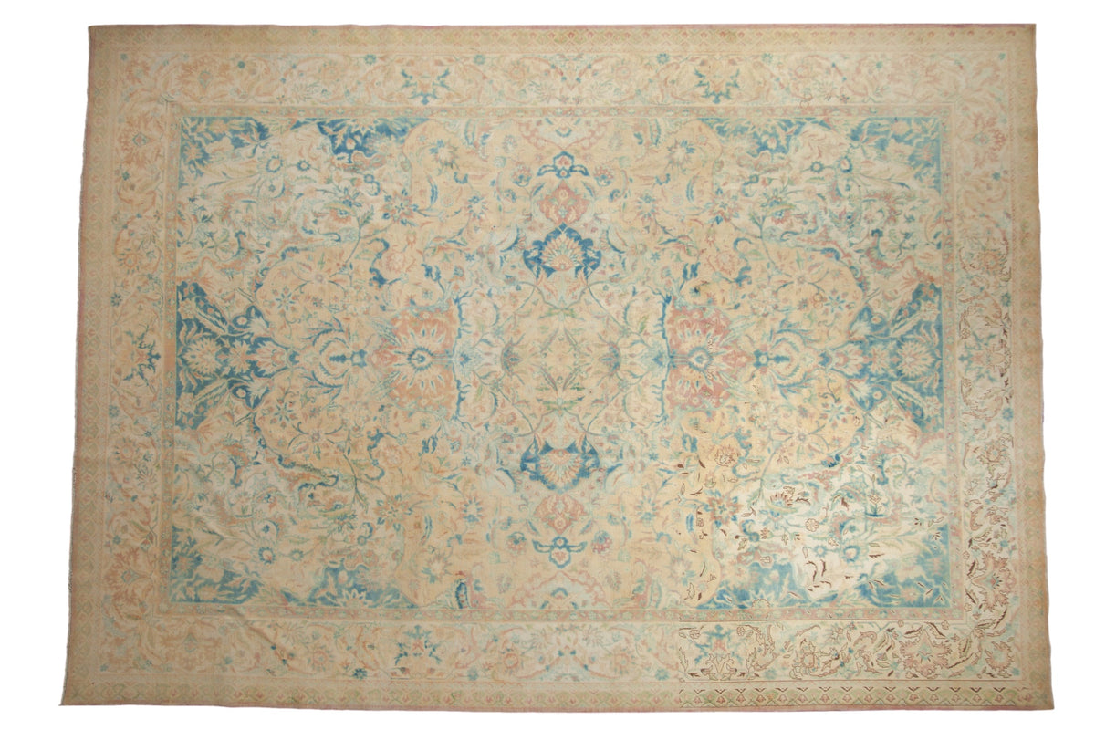10x14 Vintage Distressed Bulgarian Polonaise Design Carpet by Old New House® - main product image for Resin Society
