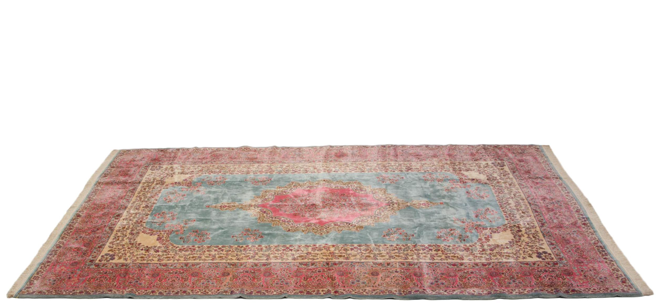 10x16.5 Vintage Fine Kerman Carpet by Old New House® - product image 2 for Resin Society