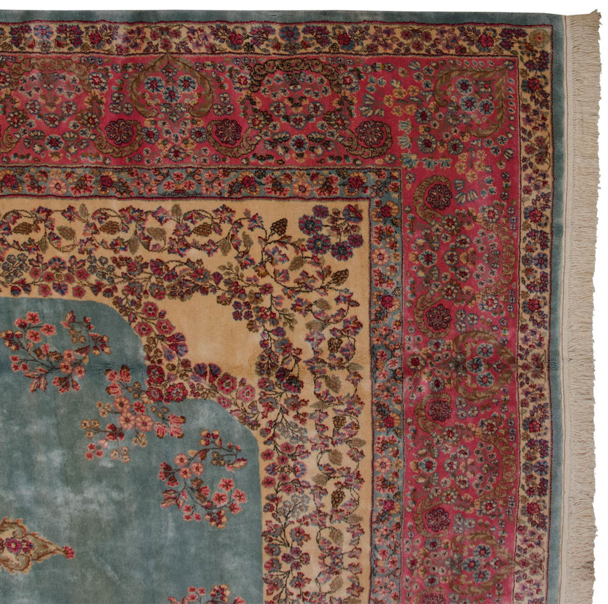 10x16.5 Vintage Fine Kerman Carpet by Old New House® - product image 7 for Resin Society