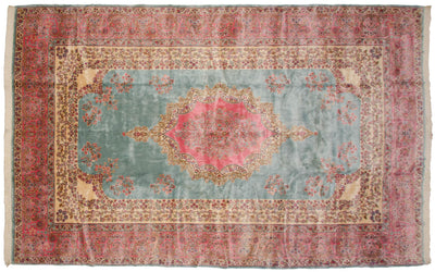 10x16.5 Vintage Fine Kerman Carpet by Old New House® - product image 10 for Resin Society
