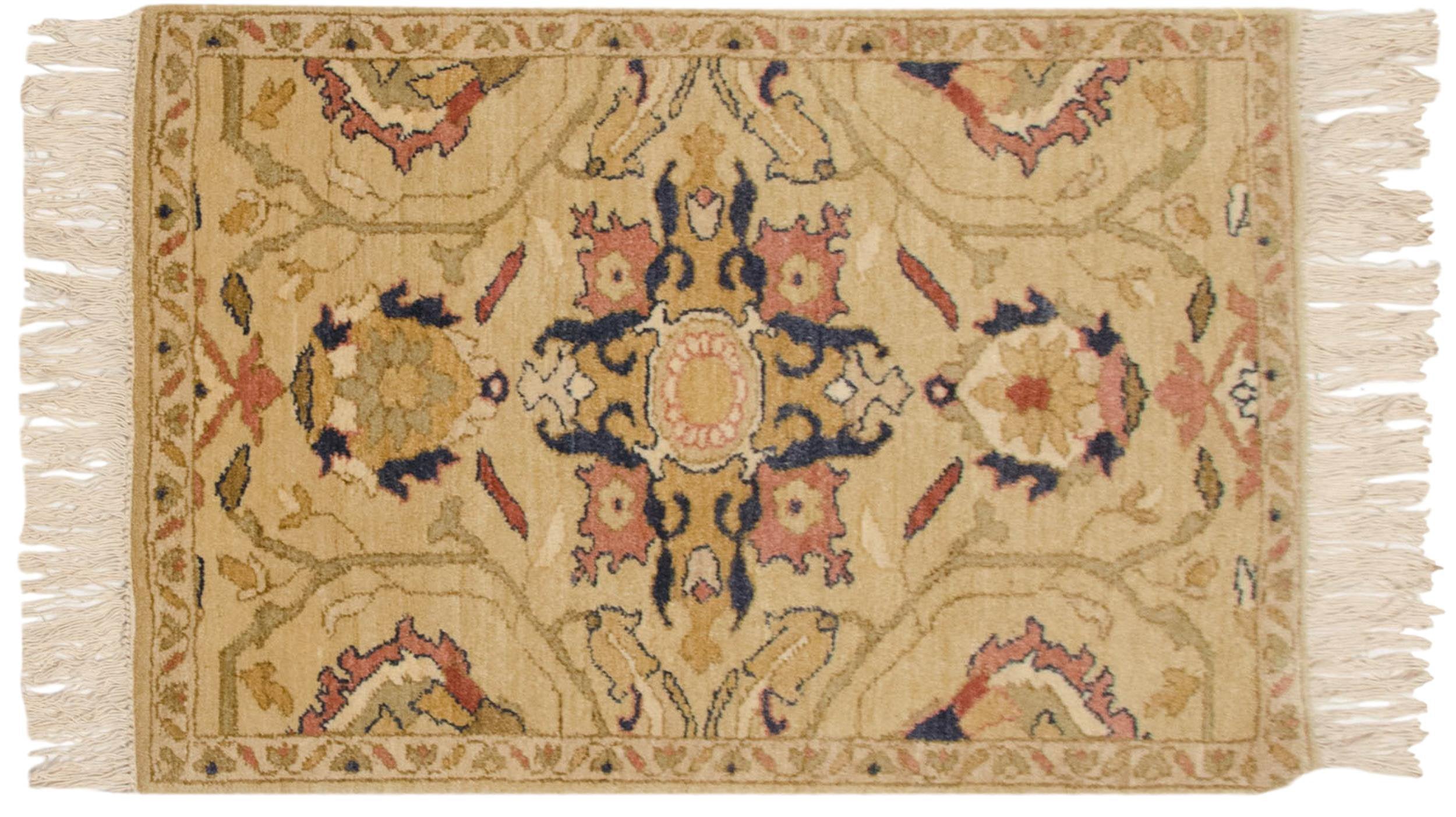 2x3 Vintage Armenian Sultanabad Design Rug Mat