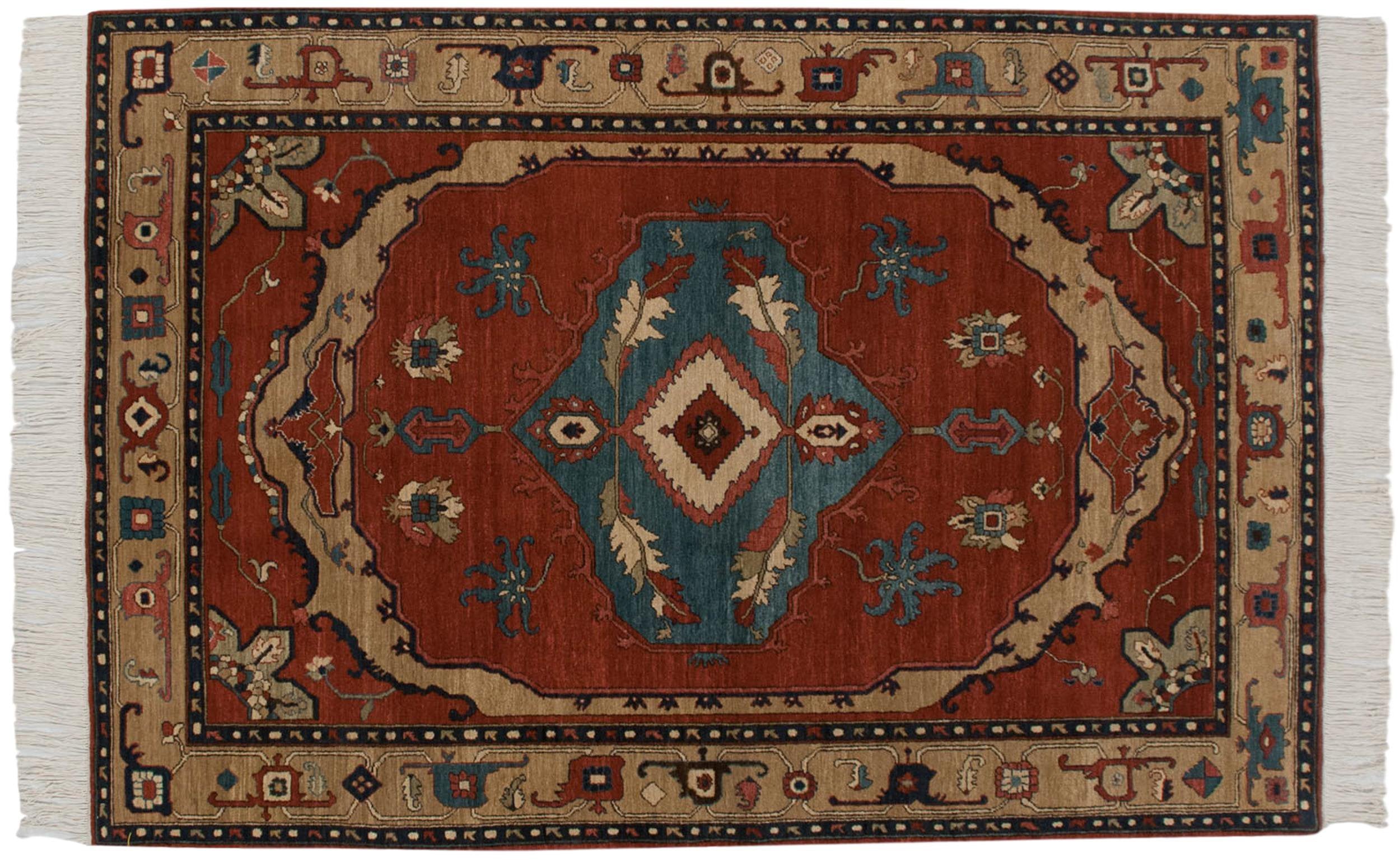 6x9 Vintage Armenian Serapi Design Carpet by Old New House® - main product image for Resin Society