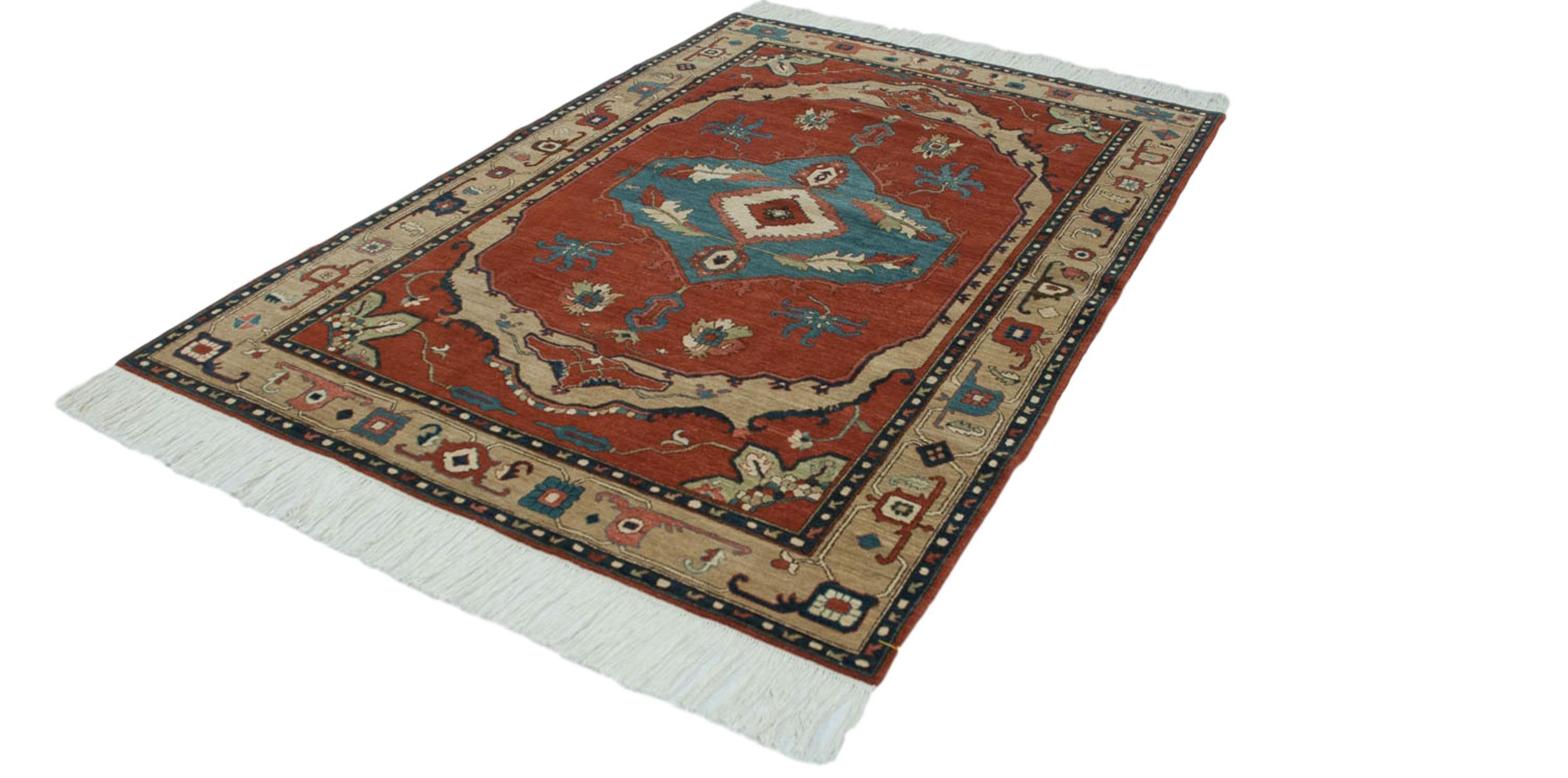 6x9 Vintage Armenian Serapi Design Carpet by Old New House® - product image 6 for Resin Society