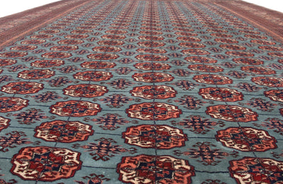 12x17.5 Vintage Fine Bokhara Carpet by Old New House® - product image 20 for Resin Society