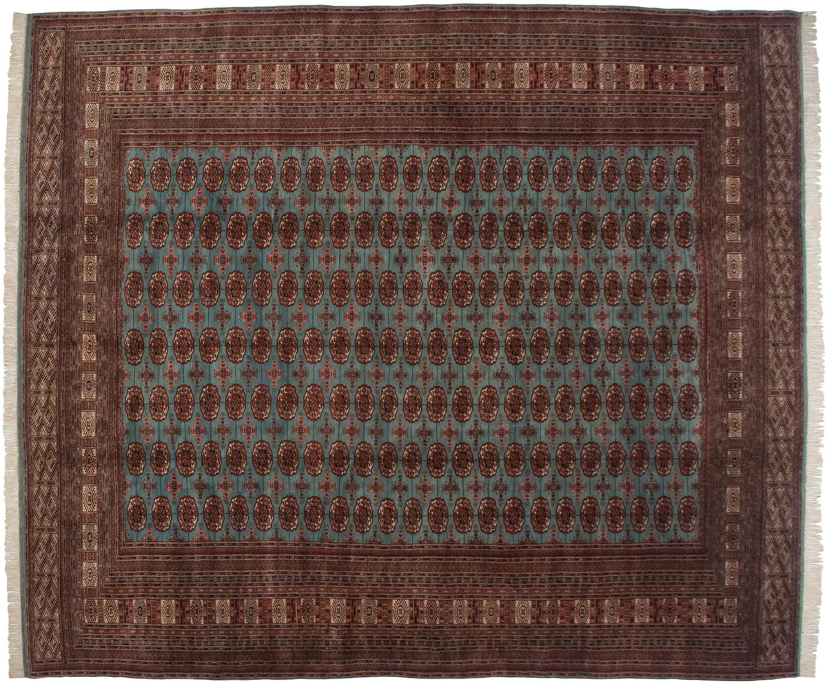 12x14.5 Vintage Fine Bokhara Carpet by Old New House® - product image 5 for Resin Society