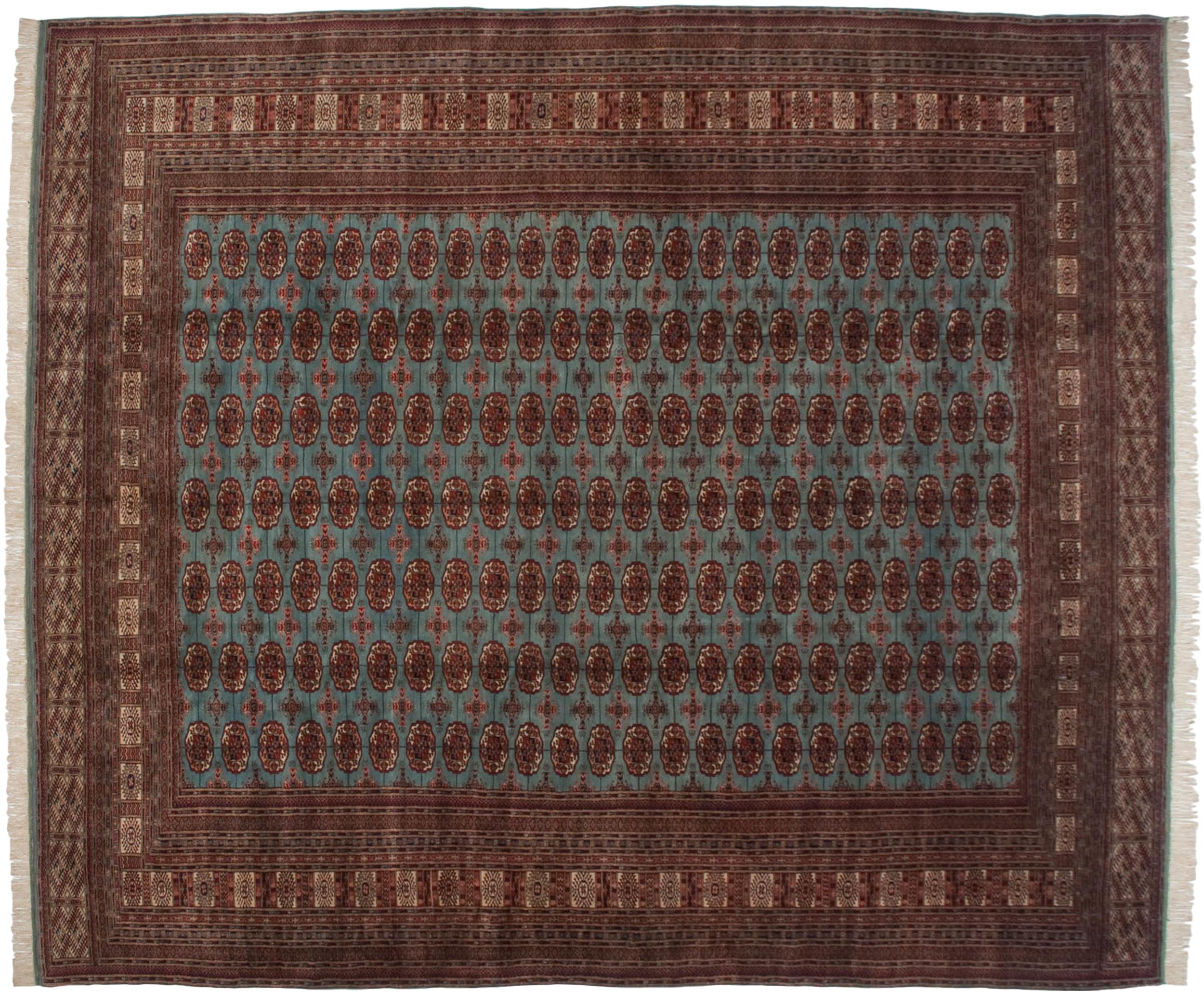 12x14.5 Vintage Fine Bokhara Carpet by Old New House® - product image 5 for Resin Society