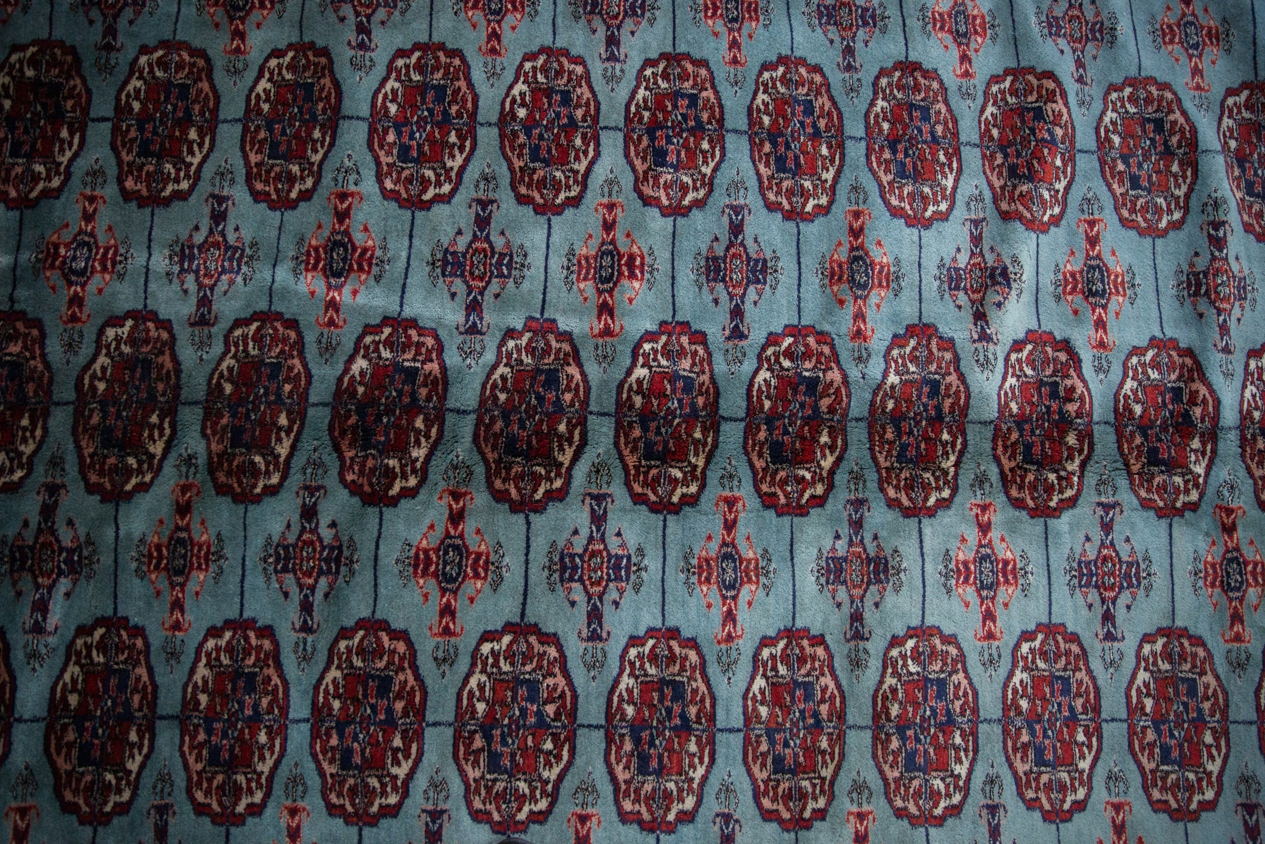 12x14.5 Vintage Fine Bokhara Carpet by Old New House® - product image 3 for Resin Society