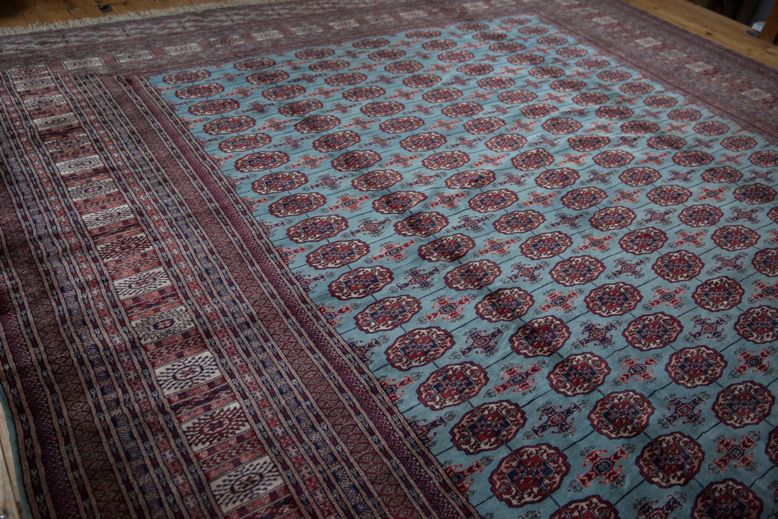 12x14.5 Vintage Fine Bokhara Carpet by Old New House® - product image 8 for Resin Society