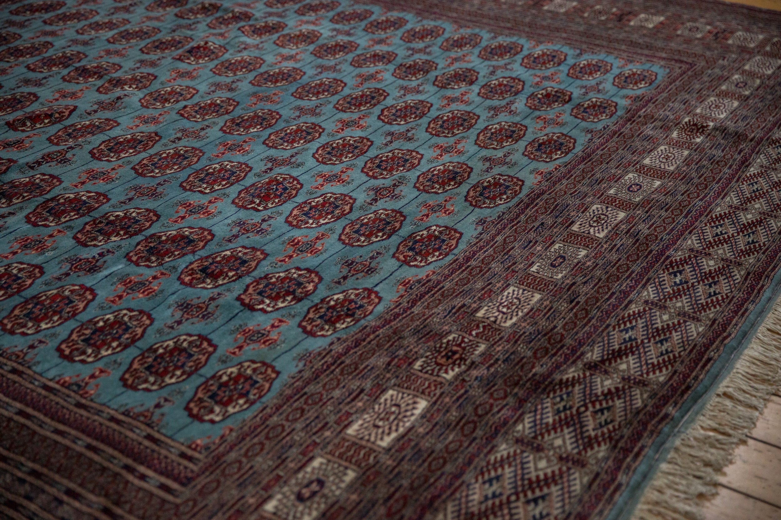 12x14.5 Vintage Fine Bokhara Carpet by Old New House® - product image 11 for Resin Society