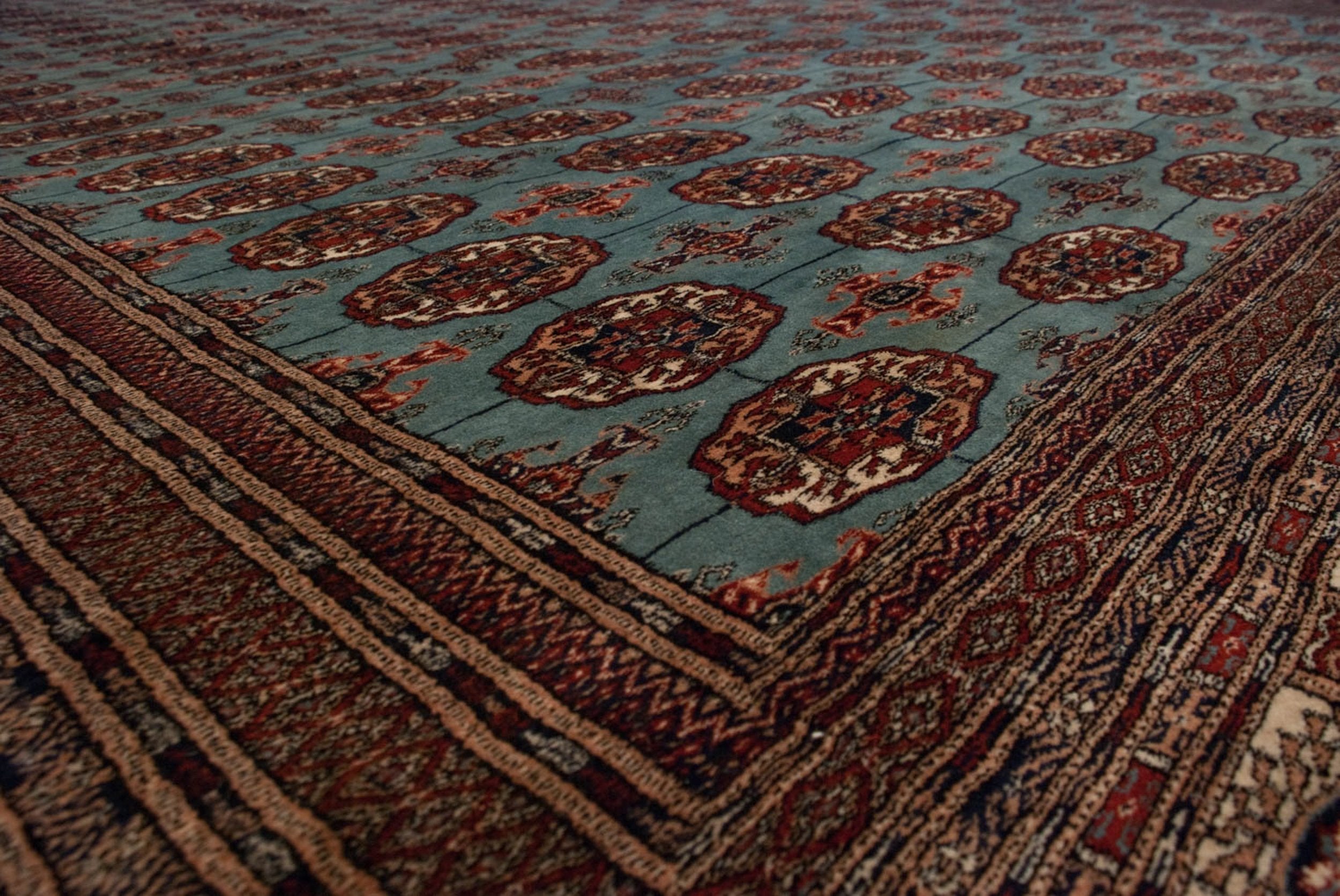 12x14.5 Vintage Fine Bokhara Carpet by Old New House® - product image 7 for Resin Society