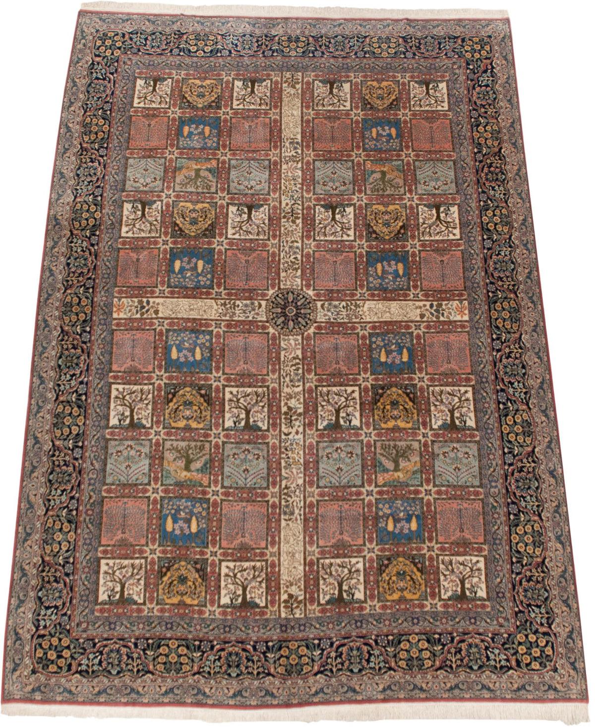 12x17.5 Vintage Bulgarian Kerman Design Carpet by Old New House® - product image 5 for Resin Society