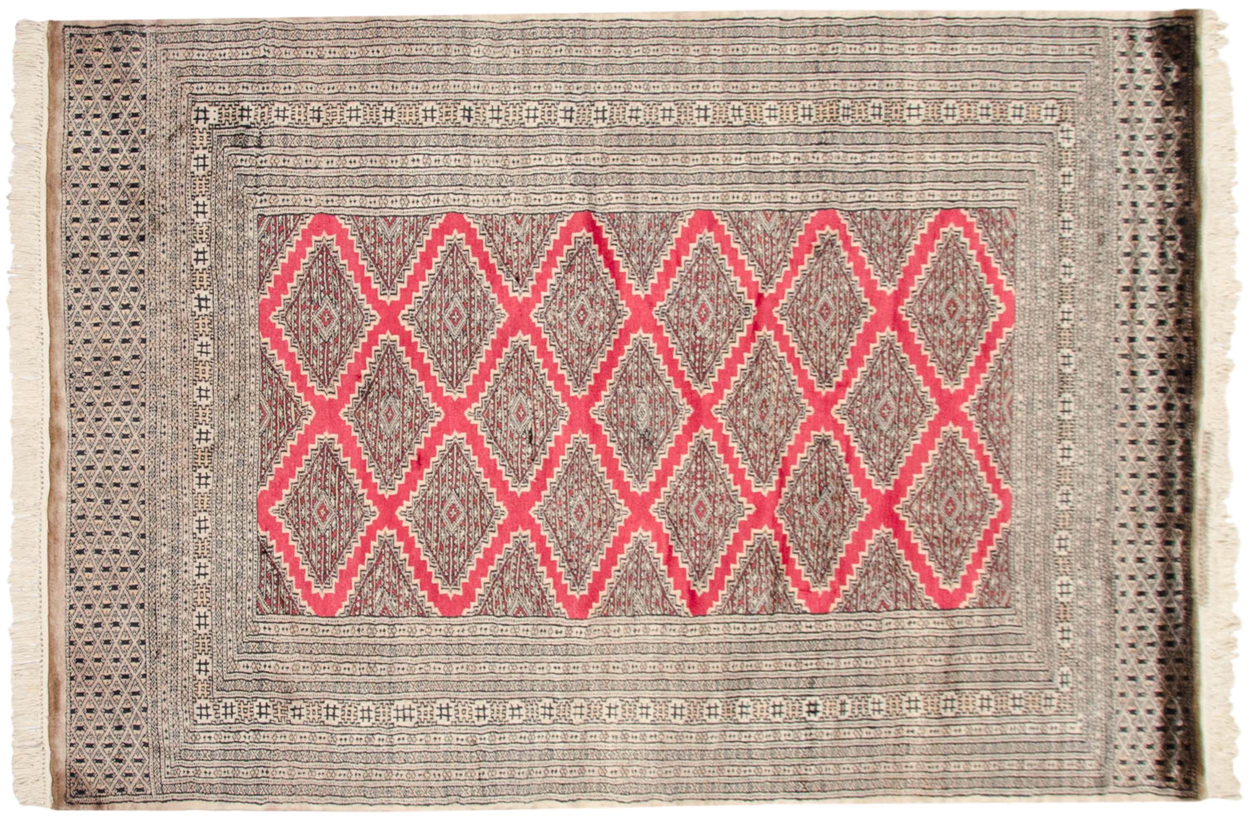4x6 Vintage Fine Pakistani Turkmen Design Rug by Old New House® - product image 5 for Resin Society