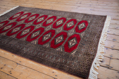 4x6 Vintage Fine Pakistani Turkmen Design Rug by Old New House® - product image 3 for Resin Society