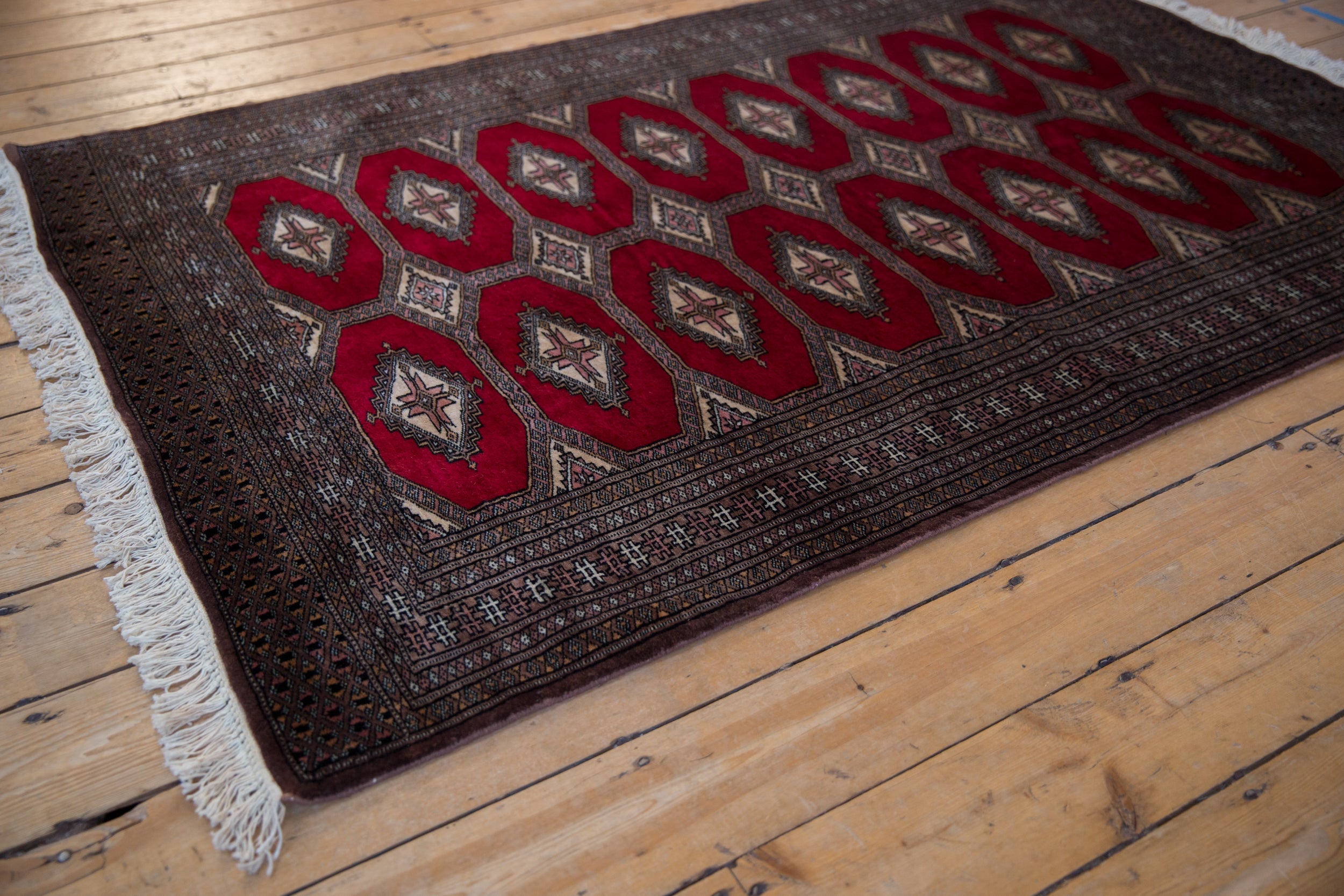4x6 Vintage Fine Pakistani Turkmen Design Rug by Old New House® - product image 5 for Resin Society