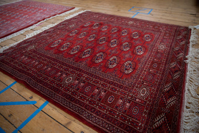 5x5 Vintage Fine Bokhara Square Rug by Old New House® - product image 3 for Resin Society