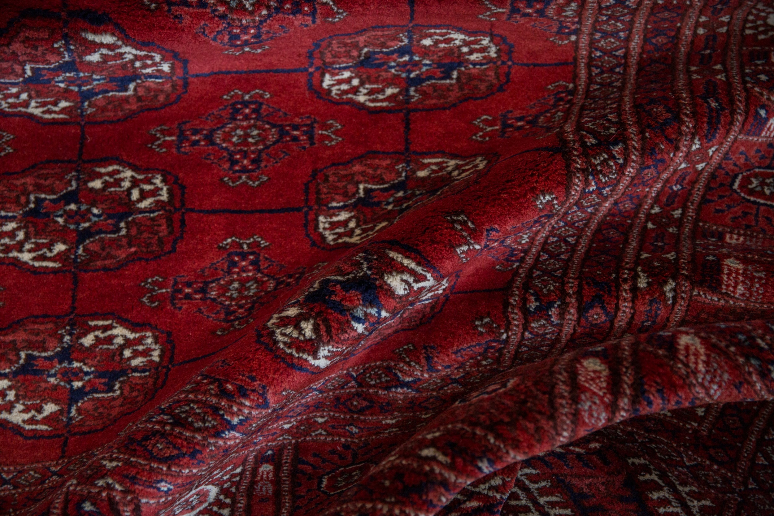 5x5 Vintage Fine Bokhara Square Rug by Old New House® - product image 7 for Resin Society