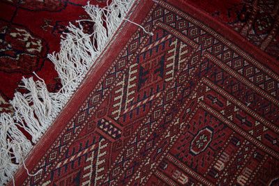 5x5 Vintage Fine Bokhara Square Rug by Old New House® - product image 8 for Resin Society