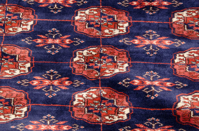 9x11.5 Vintage Fine Bokhara Carpet by Old New House® - product image 5 for Resin Society