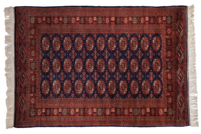 4x6 Vintage Fine Bokhara Rug by Old New House® - main product image for Resin Society