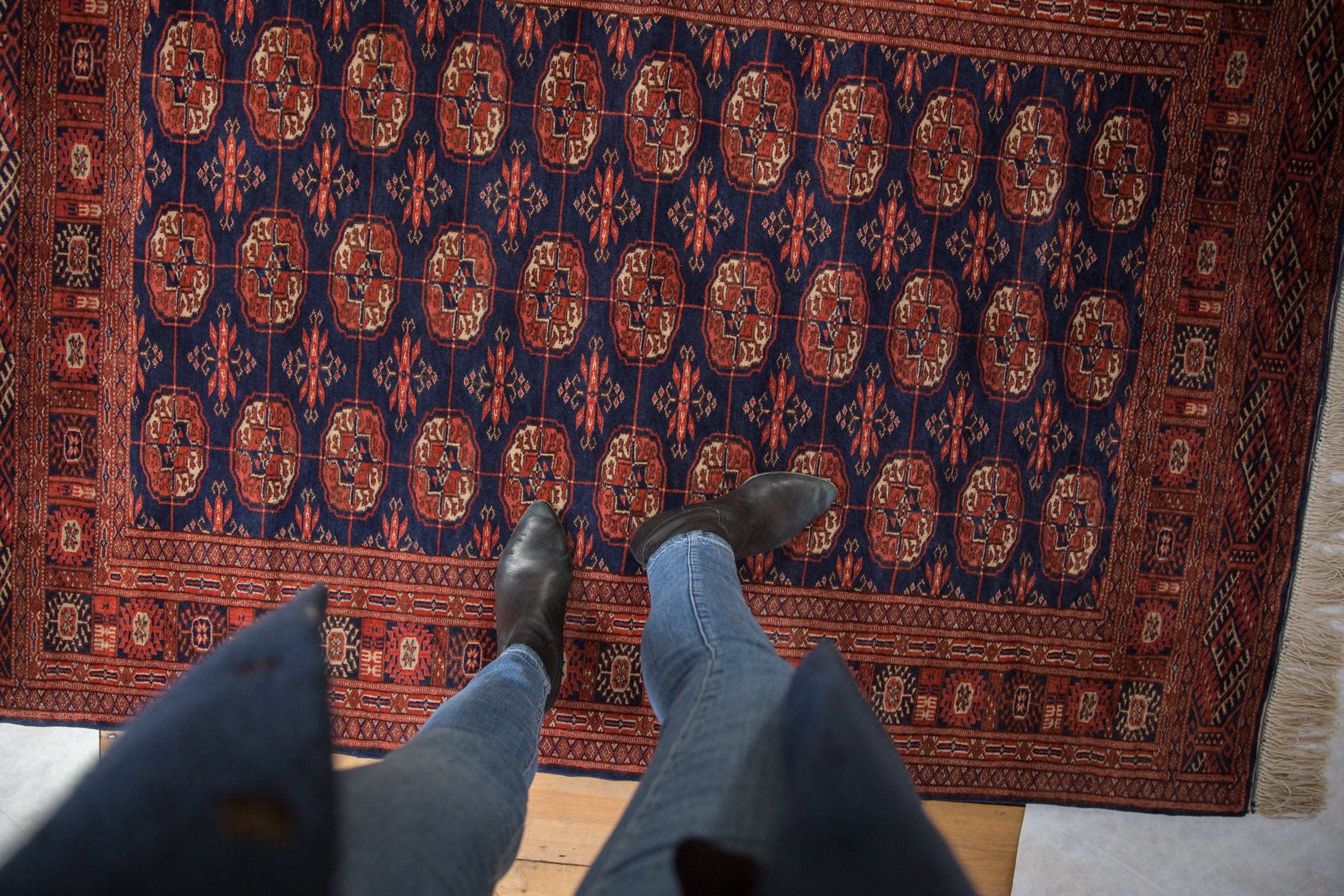 4x6 Vintage Fine Bokhara Rug by Old New House® - product image 2 for Resin Society