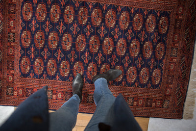4x6 Vintage Fine Bokhara Rug by Old New House® - product image 2 for Resin Society