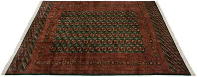 12x12.5 Vintage Fine Bokhara Square Carpet by Old New House® - product image 2 for Resin Society