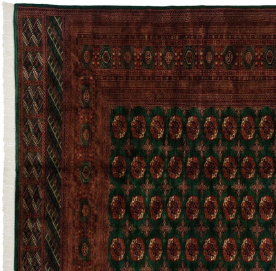 12x12.5 Vintage Fine Bokhara Square Carpet by Old New House® - product image 4 for Resin Society