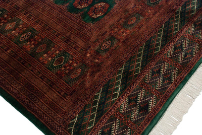 12x12.5 Vintage Fine Bokhara Square Carpet by Old New House® - product image 8 for Resin Society