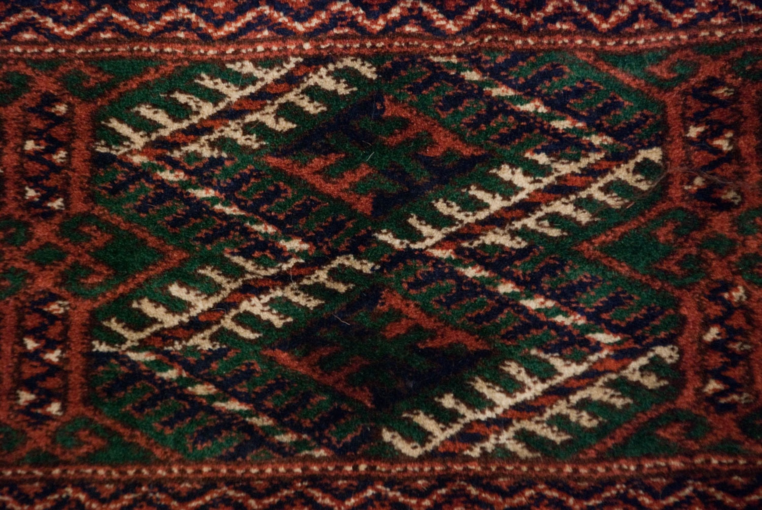 12x12.5 Vintage Fine Bokhara Square Carpet by Old New House® - product image 11 for Resin Society