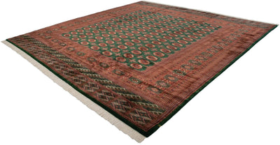 12x12.5 Vintage Fine Bokhara Square Carpet by Old New House® - product image 16 for Resin Society
