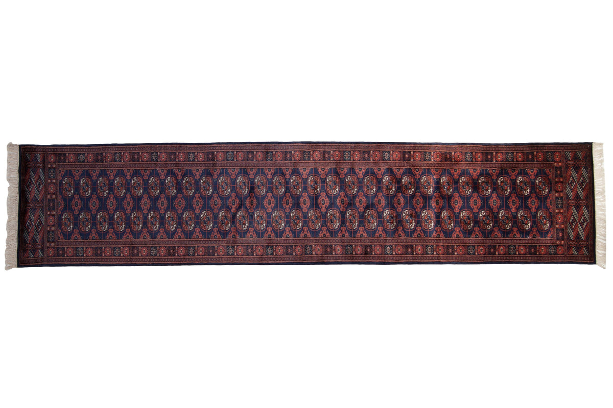 2.5x12 Vintage Fine Bokhara Rug Runner by Old New House® - main product image for Resin Society