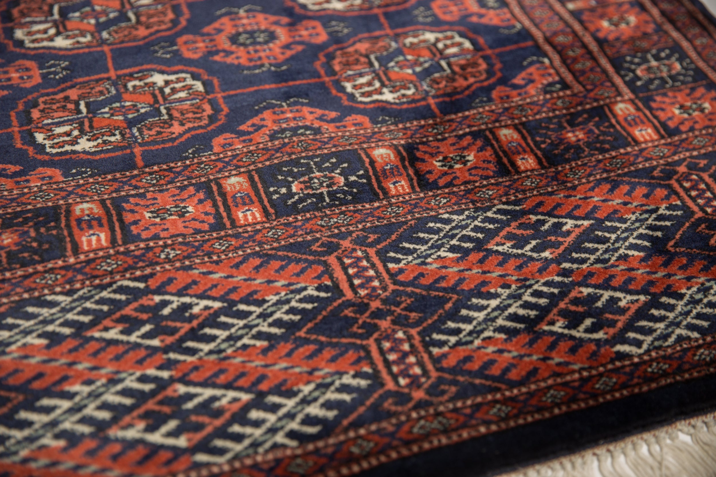 2.5x12 Vintage Fine Bokhara Rug Runner by Old New House® - product image 7 for Resin Society