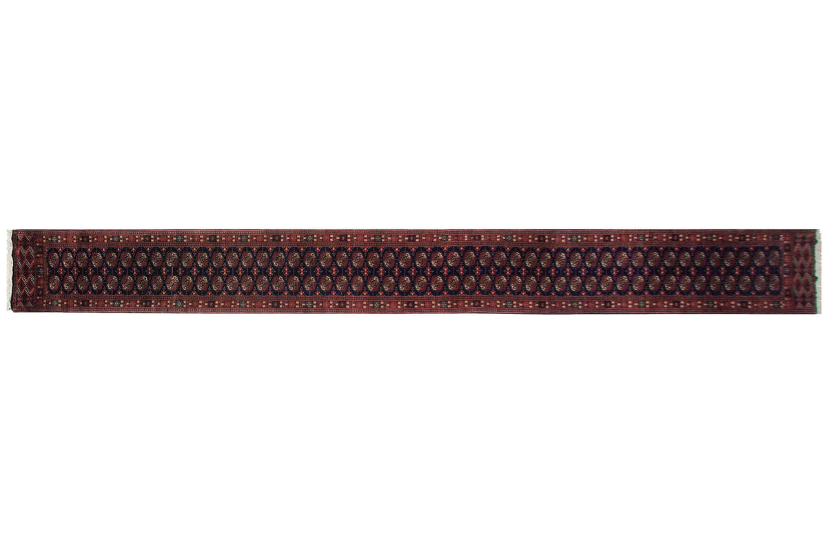 2.5x19.5 Vintage Fine Bokhara Rug Runner by Old New House® - main product image for Resin Society