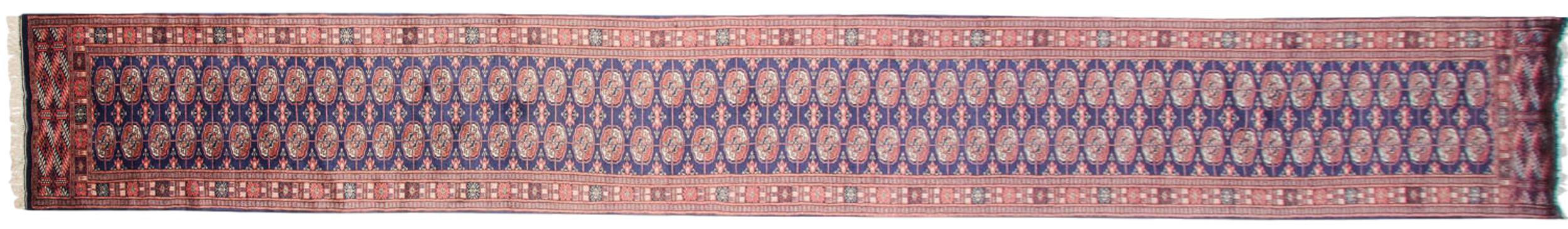2.5x19.5 Vintage Fine Bokhara Rug Runner by Old New House® - product image 6 for Resin Society