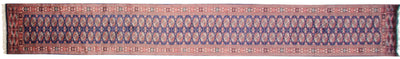 2.5x19.5 Vintage Fine Bokhara Rug Runner by Old New House® - product image 6 for Resin Society