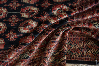 10x14 Vintage Fine Bokhara Carpet by Old New House® - product image 11 for Resin Society
