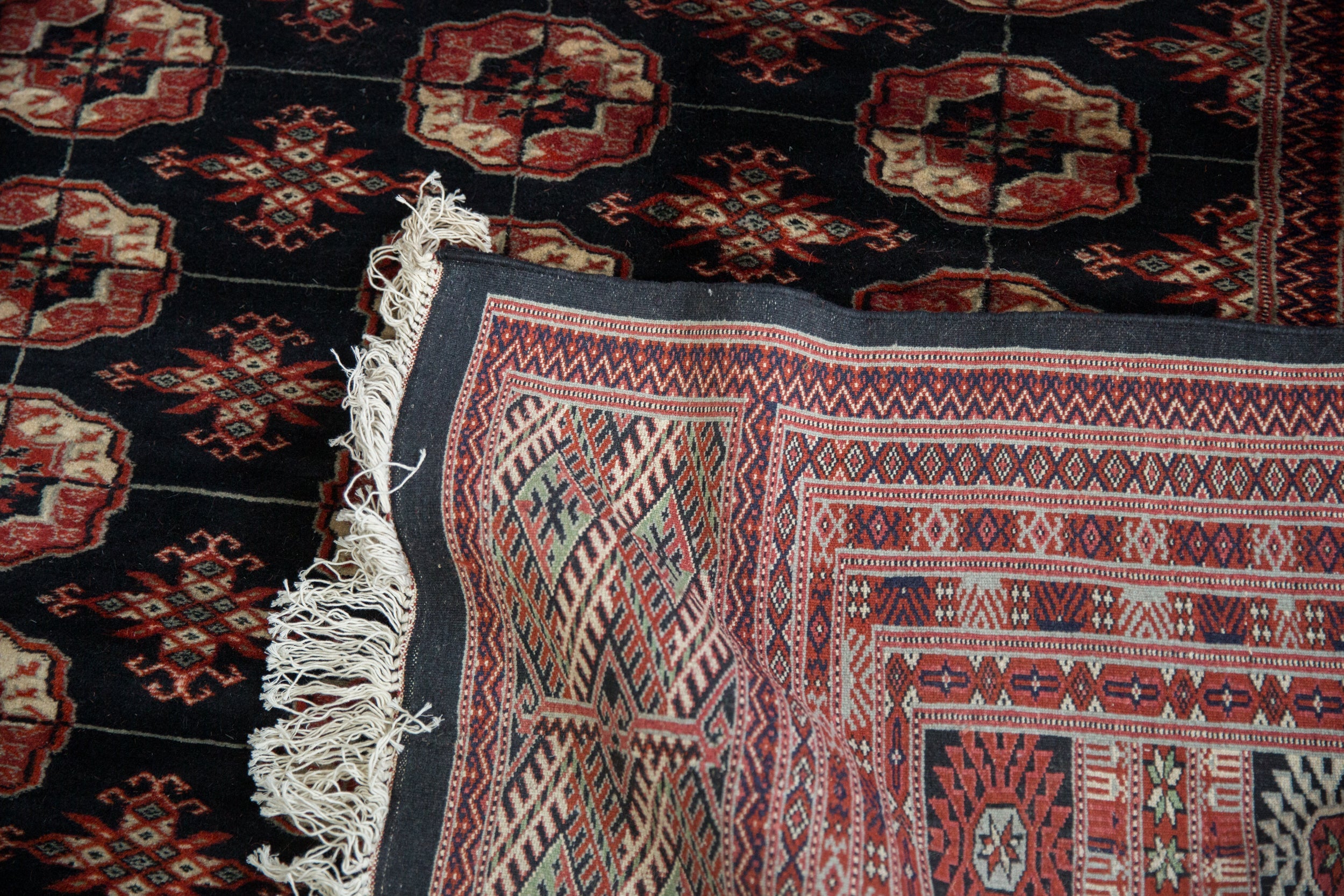 10x14 Vintage Fine Bokhara Carpet by Old New House® - product image 12 for Resin Society