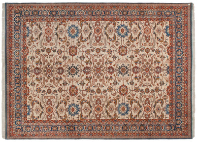 10x14 Vintage Indian Sultanabad Design Carpet by Old New House® - main product image for Resin Society