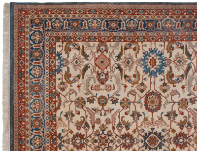 10x14 Vintage Indian Sultanabad Design Carpet by Old New House® - product image 4 for Resin Society