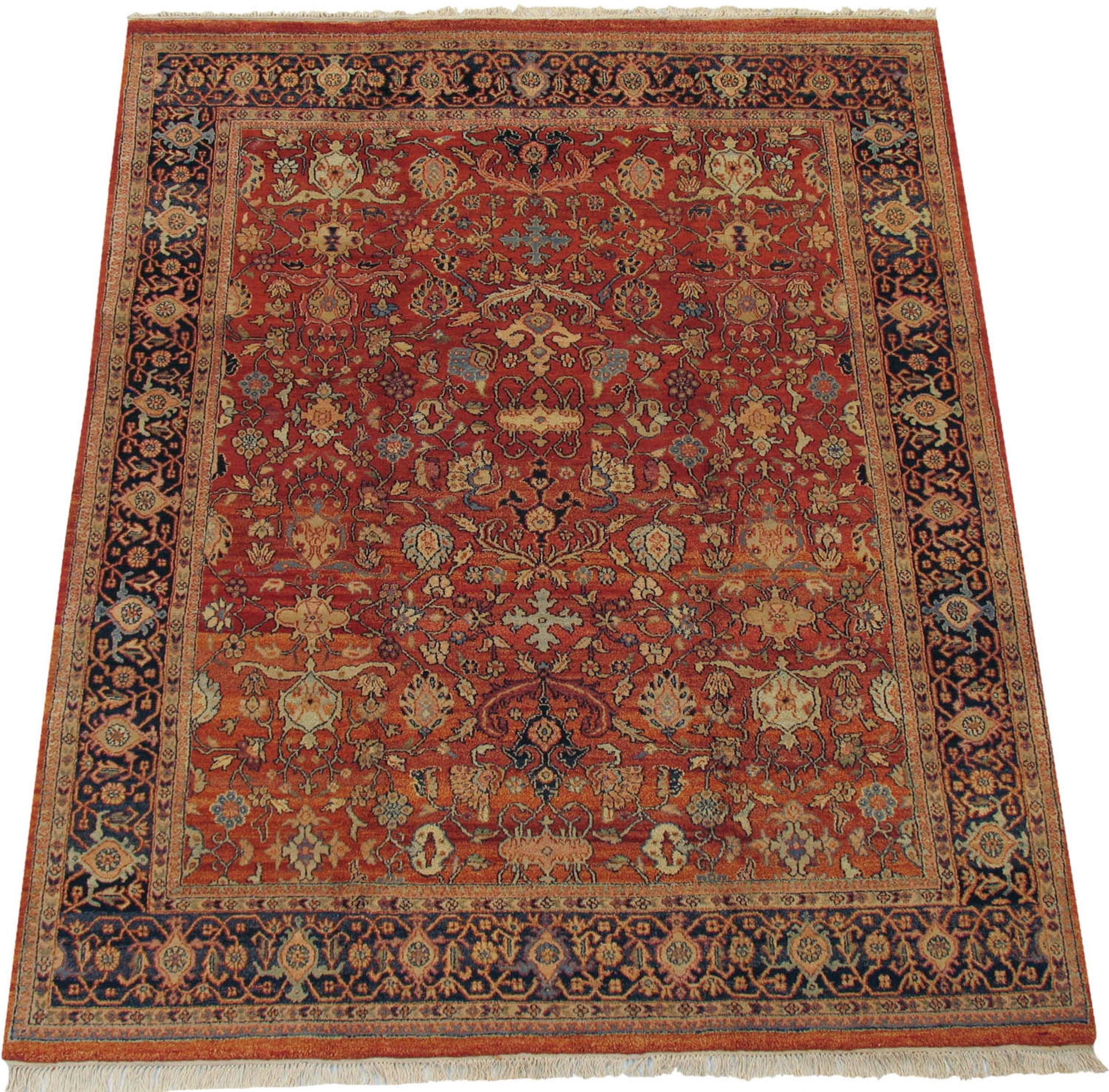 8x10 Vintage Indian Mahal Design Carpet by Old New House® - product image 2 for Resin Society