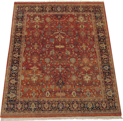 8x10 Vintage Indian Mahal Design Carpet by Old New House® - product image 2 for Resin Society