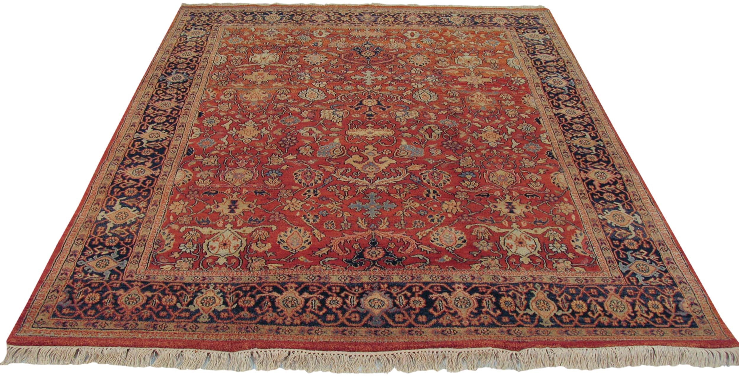 8x10 Vintage Indian Mahal Design Carpet by Old New House® - product image 3 for Resin Society