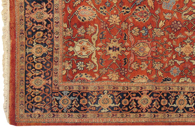 8x10 Vintage Indian Mahal Design Carpet by Old New House® - product image 4 for Resin Society