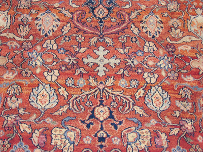 8x10 Vintage Indian Mahal Design Carpet by Old New House® - product image 6 for Resin Society
