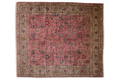12x13.5 Vintage Tabriz Square Carpet by Old New House® - main product image for Resin Society